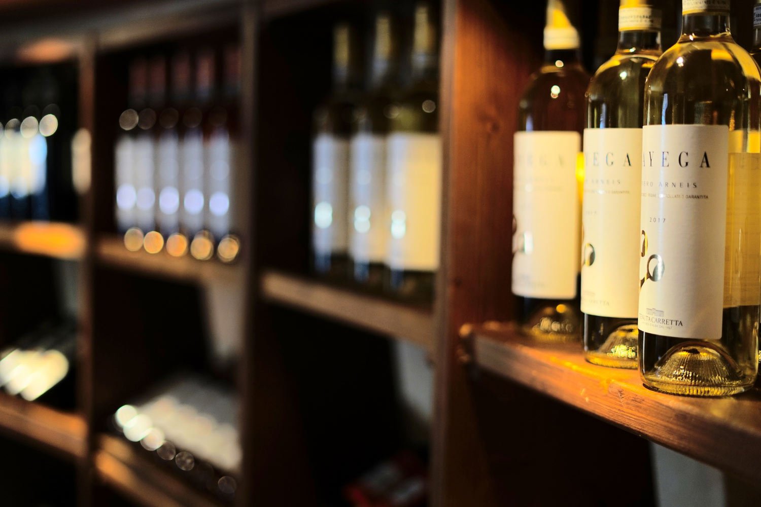 wine display